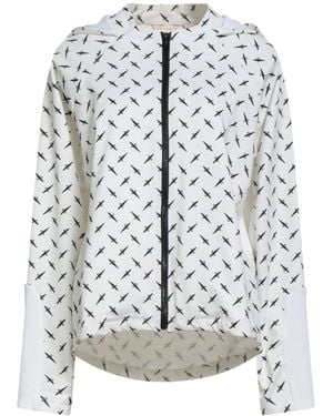 Cesare Paciotti Cream Sweatshirt Polyester, Elastane - White