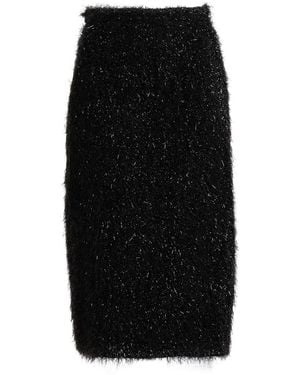 Liviana Conti Midi Skirt Polyamide, Viscose, Polyester, Silk - Black