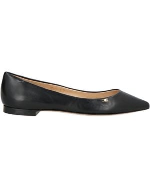 Elisabetta Franchi Ballet Flats - Black