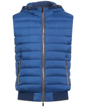 Moorer Vest Polyamide, Polyurethane - Blue