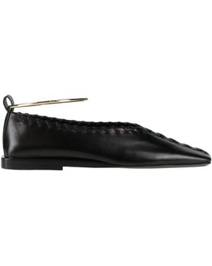 Jil Sander Ballet Flats Leather - Black