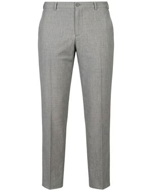 BOSS Pants Polyester, Wool, Viscose, Elastane - Gray