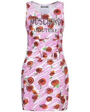 Moschino Midi Dress Cotton - Red