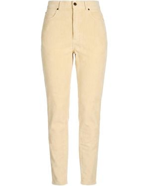 PT Torino Cream Pants Cotton, Elastane - Natural