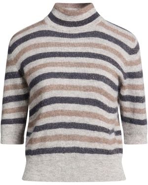 Brunello Cucinelli Cuello Alto - Gris