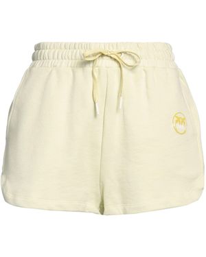 Pinko Pascal Cotton Bermuda Shorts in Natural | Lyst