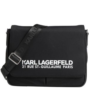 KARL LAGERFELD Cross-Body Bag Polyamide, Polyurethane - Black