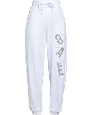 Gaelle Paris Trousers Cotton, Polyester - White