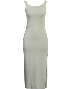 hinnominate Midi Dress Cotton, Elastane - Green