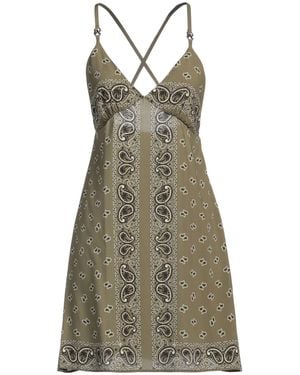 Palm Angels Mini Dress Viscose - Green
