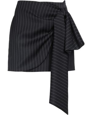 MSGM Mini Skirt Virgin Wool, Polyester - Black