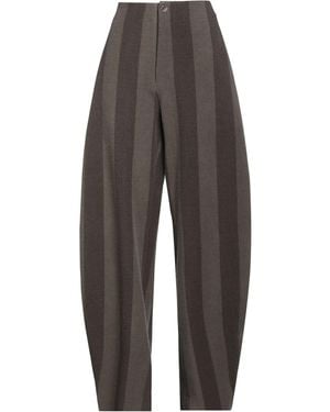 Uma Wang Khaki Pants Virgin Wool, Polyamide, Elastane - Gray