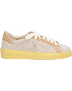 Eleventy Trainers Leather, Textile Fibres - Natural