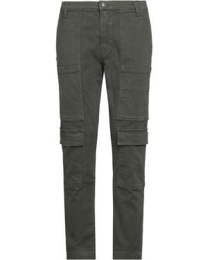 Daniele Alessandrini Dark Trousers Cotton, Elastane - Grey