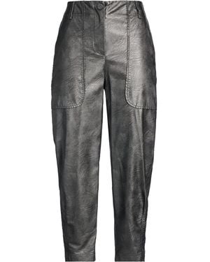 ALESSIA SANTI Trousers Viscose, Polyurethane Resin - Grey