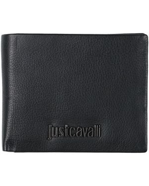 Just Cavalli Wallet Cow Leather - Black