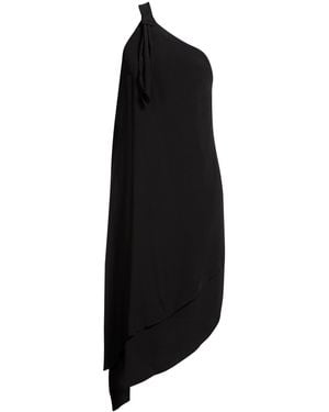Carla G Midi Dress Acetate, Silk - Black