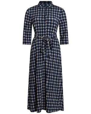 Siyu Vestido Midi - Azul