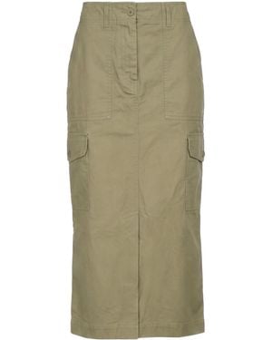 Weekend by Maxmara Midi Skirt Cotton - Green