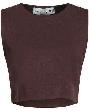 Haveone Top Viscose, Polyamide, Elastic Fibers - Brown
