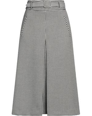 Tommy Hilfiger Midi Skirt Polyester, Viscose, Elastane - Gray