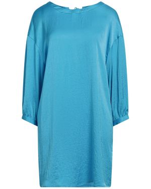 American Vintage Mini Dress Acetate - Blue