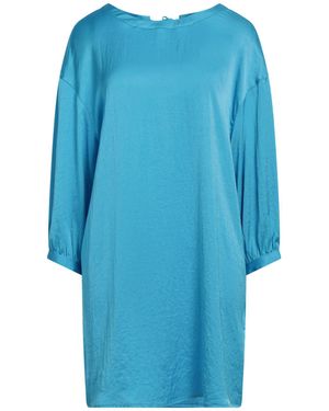 American Vintage Mini Dress Acetate - Blue