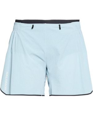 Salomon Shorts & Bermuda Shorts Polyester, Elastane - Blue
