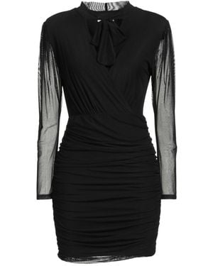 Kontatto Mini Dress Polyester, Elastane - Black