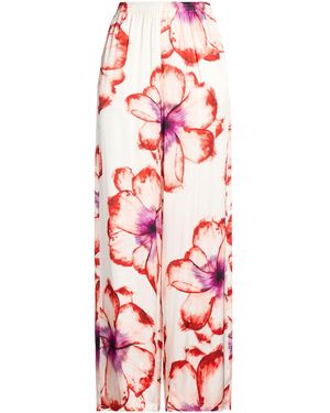 Imperial Cream Pants Viscose - Red