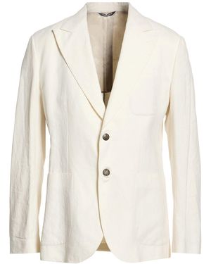 Dolce & Gabbana Ivory Blazer Linen, Cotton - Natural