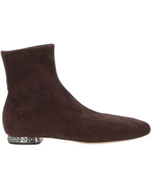 Casadei Ankle Boots Synthetic Material - Brown