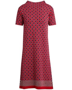 CROCHÈ Mini-Kleid - Rot