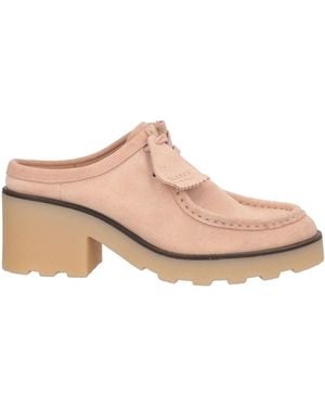 Clarks Mules & Clogs Leather - Pink