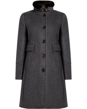 Moorer Light Coat Wool, Cashmere - Black