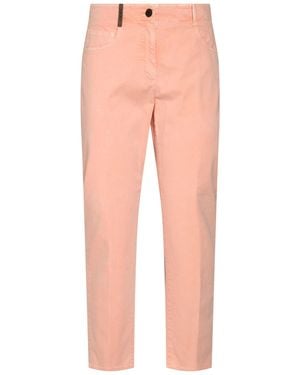 Peserico Jeans Cotton, Elastane - Pink