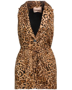 Twinset Tailored Vest Viscose - Brown