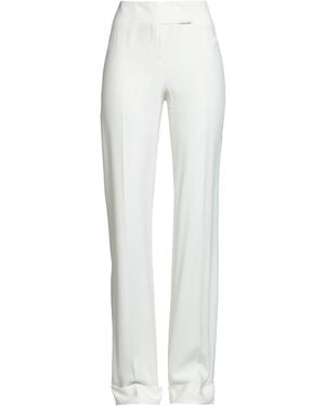 Clips Pants Acetate, Viscose - White