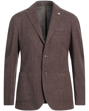 Luigi Bianchi Blazer Cotton - Brown
