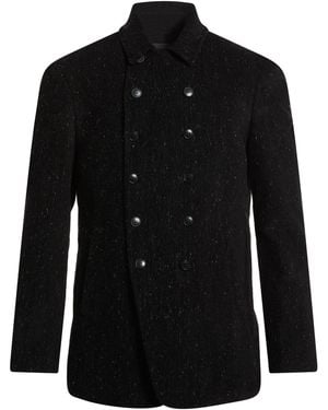 John Varvatos Blazer Viscose, Virgin Wool, Cotton, Elastane - Black