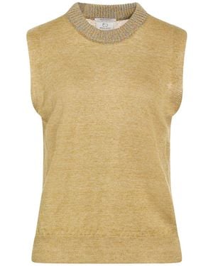 Woolrich Khaki Sweater Linen, Cotton - Yellow