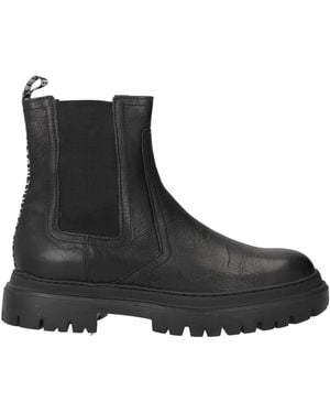 Bikkembergs Ankle Boots Leather - Black