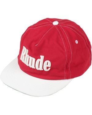 Rhude Hat Cotton - Red