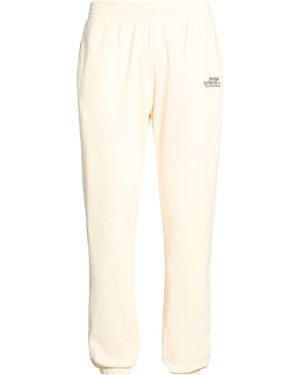 Maison Kitsuné Ivory Trousers Cotton - White