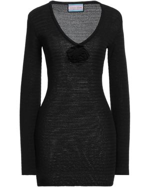ELEONORA GOTTARDI Mini Dress Cotton, Recycled Polyester - Black