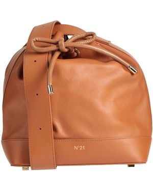 N°21 Tan Cross-Body Bag Calfskin - Brown