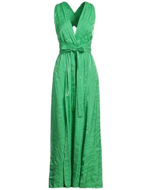 SOLOTRE Midi Dress Viscose, Polyester - Green