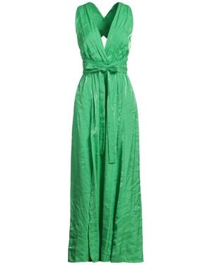 SOLOTRE Midi Dress Viscose, Polyester - Green