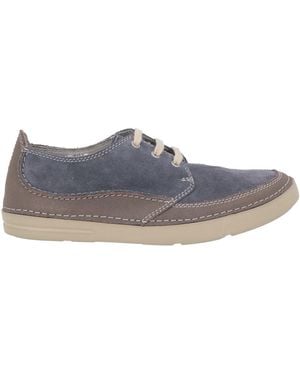 Clarks Lace-Up Shoes Leather - Gray