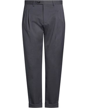 BE ABLE Charcoal Pants Virgin Wool, Polyester, Elastane - Gray